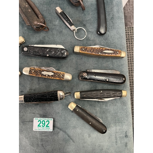 292 - Group of various vintage pocket/ pen knives