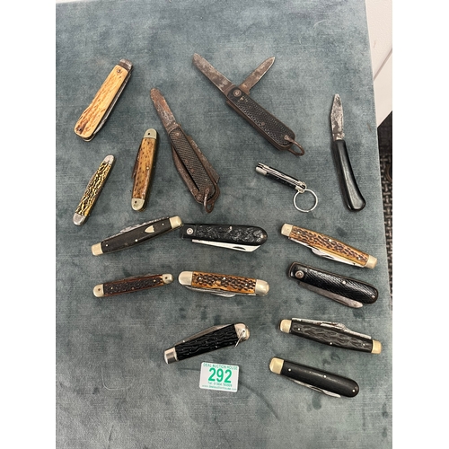 292 - Group of various vintage pocket/ pen knives