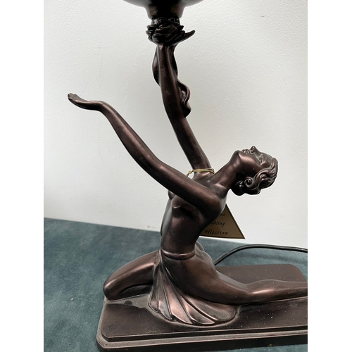 301 - Modern Art Deco style lady lamp