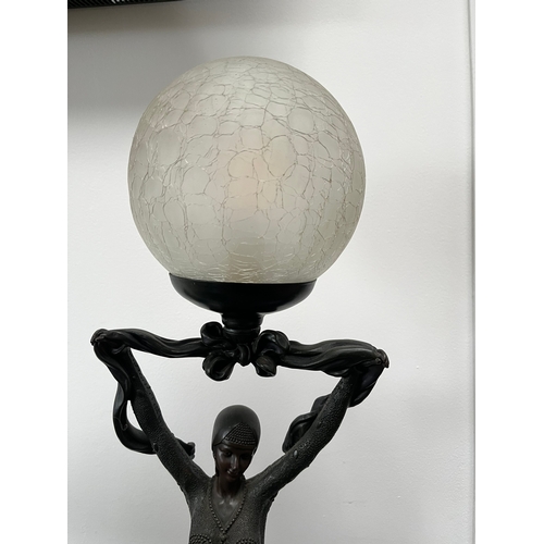 306 - Modern Art Deco style lady lamp