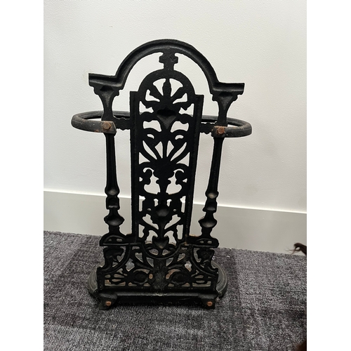 322 - Cast iron umbrella/ stick stand