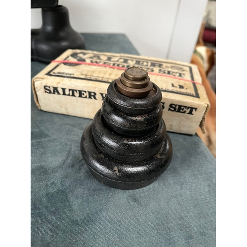 324 - Set of unused Salter scales with KG and LB weights