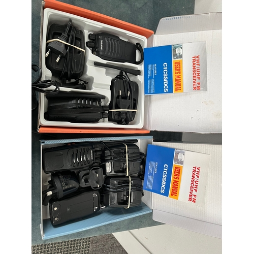 326 - Baofeng two way radios working  x6