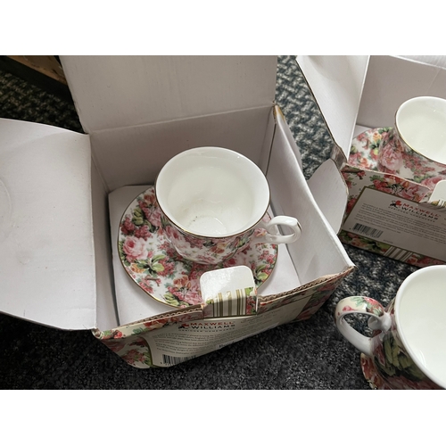 364 - Selection of Maxwell Williams English Rose cups