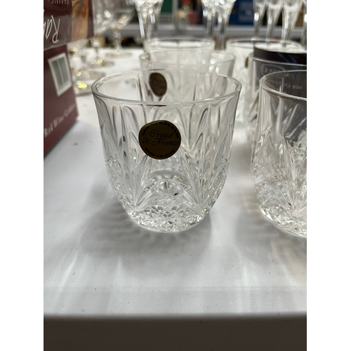 365 - 6 x Duiske crystal glasses