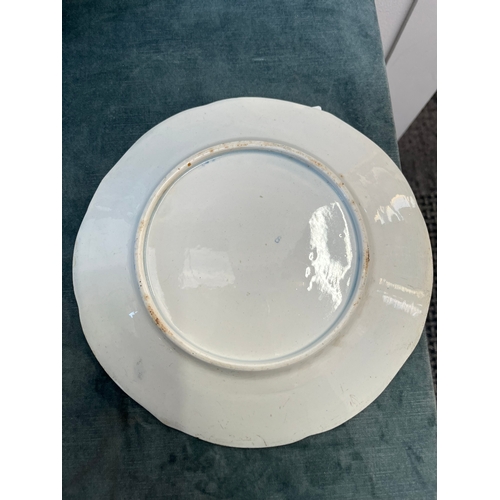 400 - 2 x 19th Century Pearlware plates