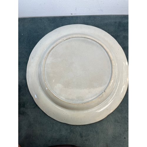 400 - 2 x 19th Century Pearlware plates