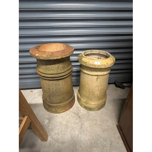 4 - 2 x Chimney pots