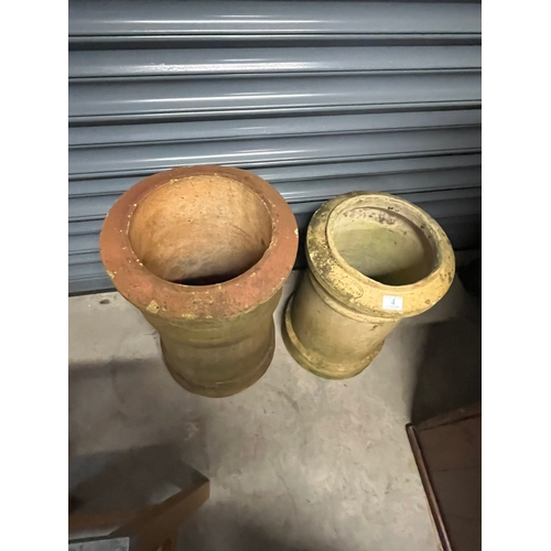 4 - 2 x Chimney pots