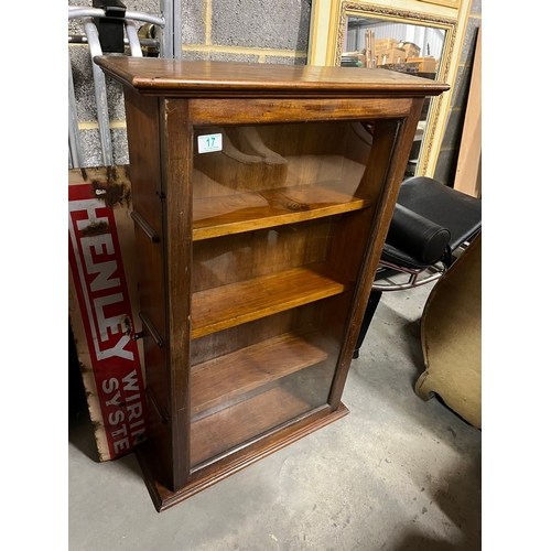 17 - Small glazed display cabinet