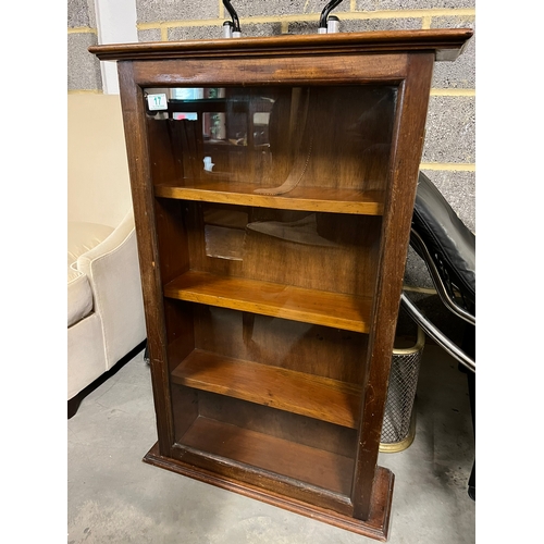 17 - Small glazed display cabinet