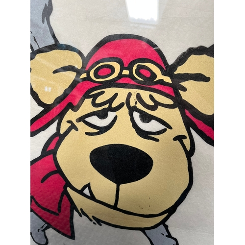 728 - 1987 Hanna Barbera Prod Inc. Muttley  - Wacky Races - One off original artist proof t-shirt designs.