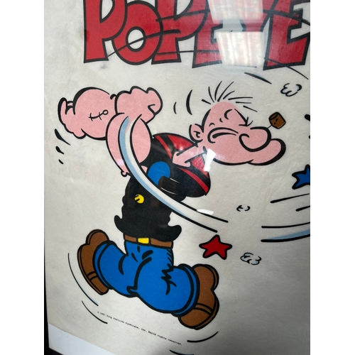 733 - 1987 King Features Syndicate Inc. Popeye - One off original artist proof t-shirt designs.