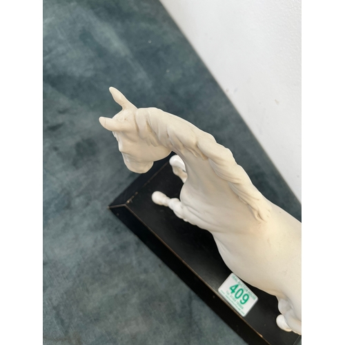 409 - Beswick white bisque horse