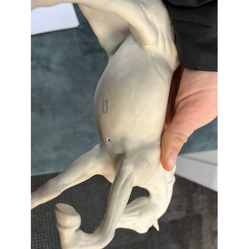 409 - Beswick white bisque horse