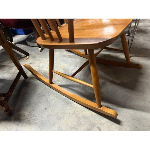 26 - Mid century Danish style rocking chair