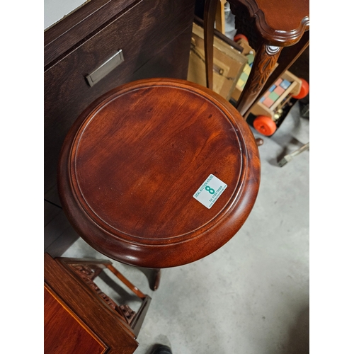 8 - Mahogany barley twist plant stand