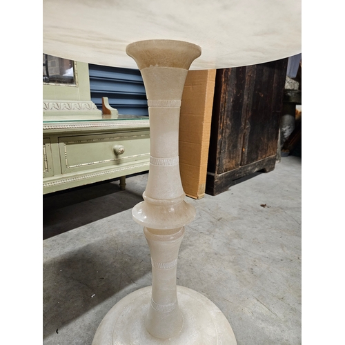 39 - Alabaster side table