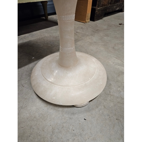 39 - Alabaster side table