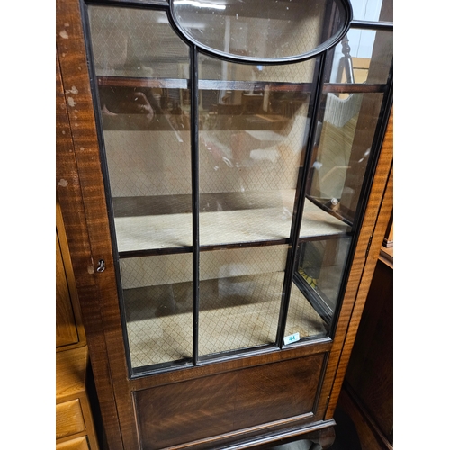 44 - Antique glazed display cabinet