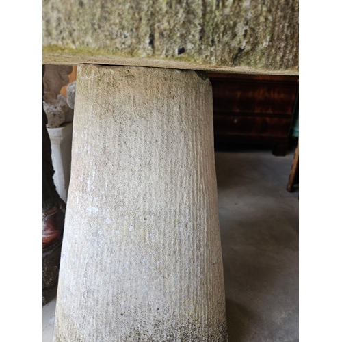 72 - Large antique sandstone staddle stone