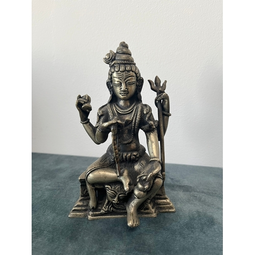 169 - Small Bronze statue of Hindu god Lord Shiva.
He is the God of destruction, Shiva is the Supreme Lord... 