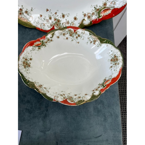 245 - Large Doulton Burslem Rosamond serving platter and one other bowl