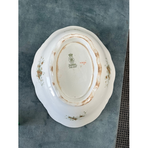 245 - Large Doulton Burslem Rosamond serving platter and one other bowl