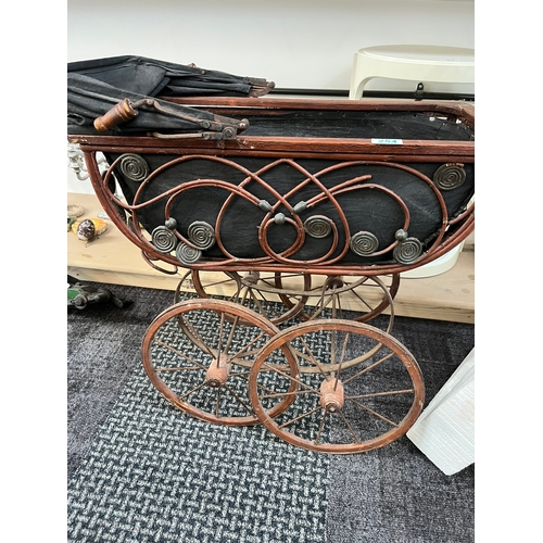 254 - Antique pram/ carriage