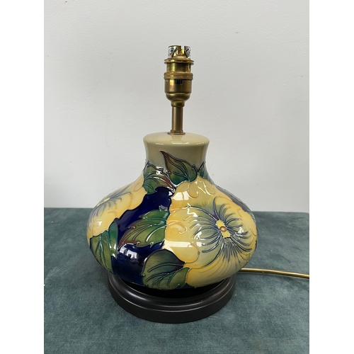 258 - Moorcroft 'Pansy' table lamp