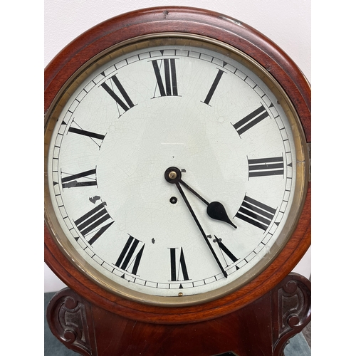 276 - Drop dial chain fusee wall clock