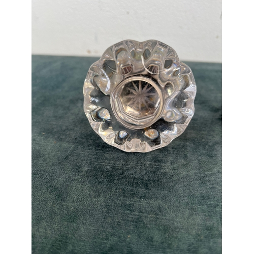 313 - Pair of antique glass door knobs