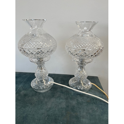 157 - Pair of Waterford crystal table lamps - Inishmore
very good condition