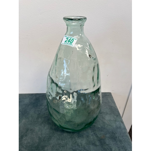 240 - Large glass vase