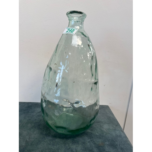 240 - Large glass vase