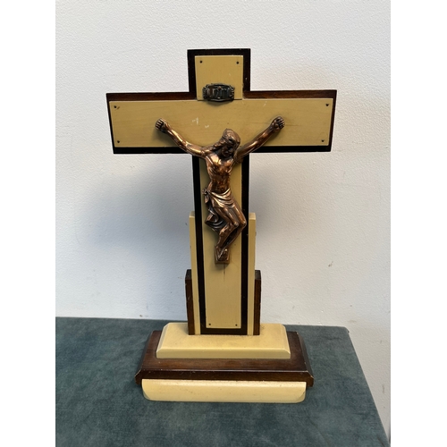 242 - Large vintage crucifix