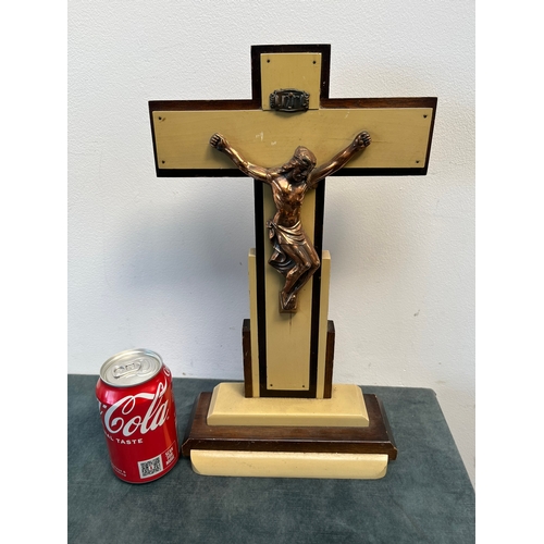 242 - Large vintage crucifix