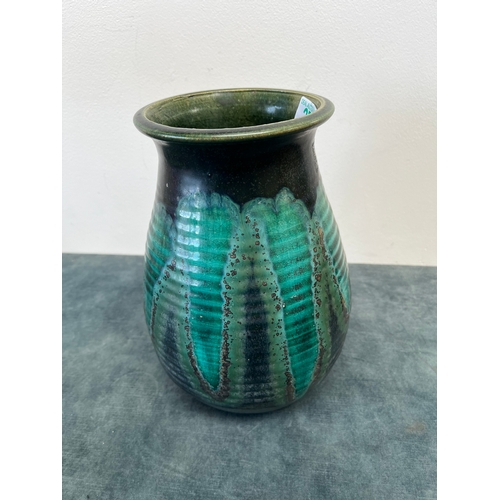 270 - Art pottery green vase