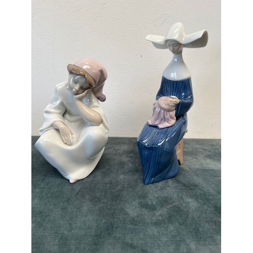 278 - 2 x Lladro figures