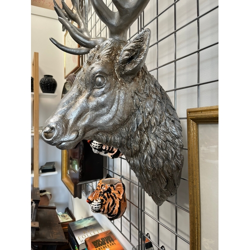 291 - Large composite wall hanging stags head