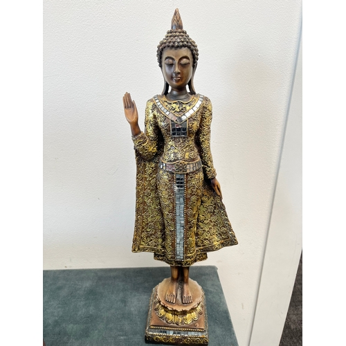 293 - 2 x Resin buddha