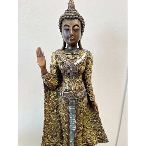 293 - 2 x Resin buddha