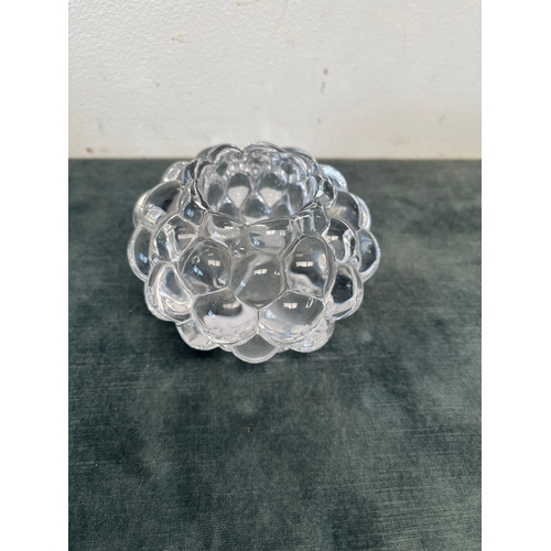 294 - Orrefers glass crystal candle holder