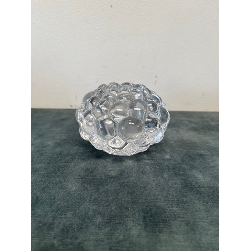 294 - Orrefers glass crystal candle holder