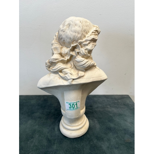 301 - Plaster bust of a lady