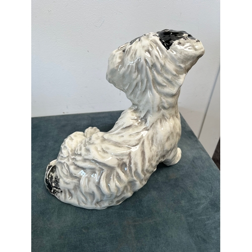 317 - Kensington Pottery Winstanley figure of a dog