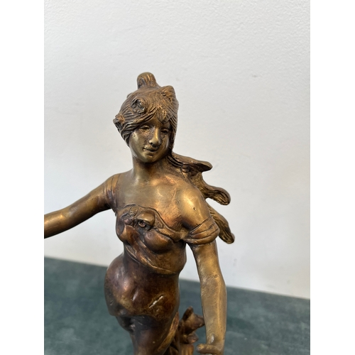 321 - Brass figure of a lady