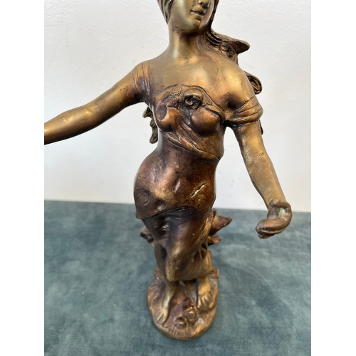 321 - Brass figure of a lady