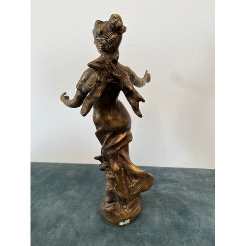 321 - Brass figure of a lady