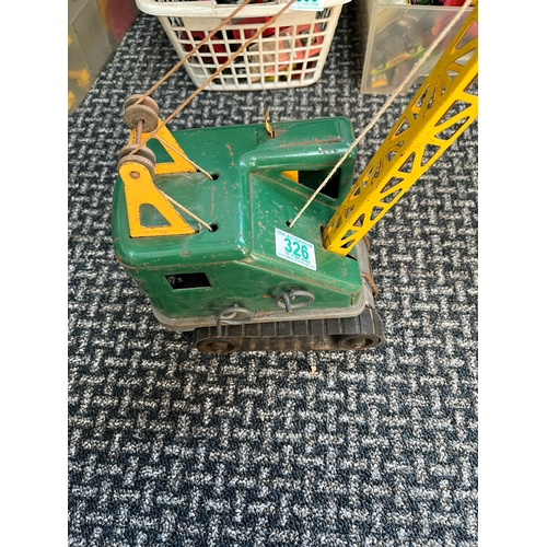 326 - Marx Toys Lumar Mobile Crane